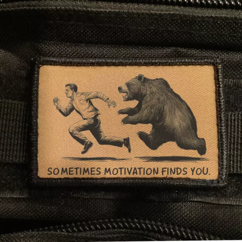 Urban Backpack Tactical - Sometimes Motivation Finds You Morale Tactical