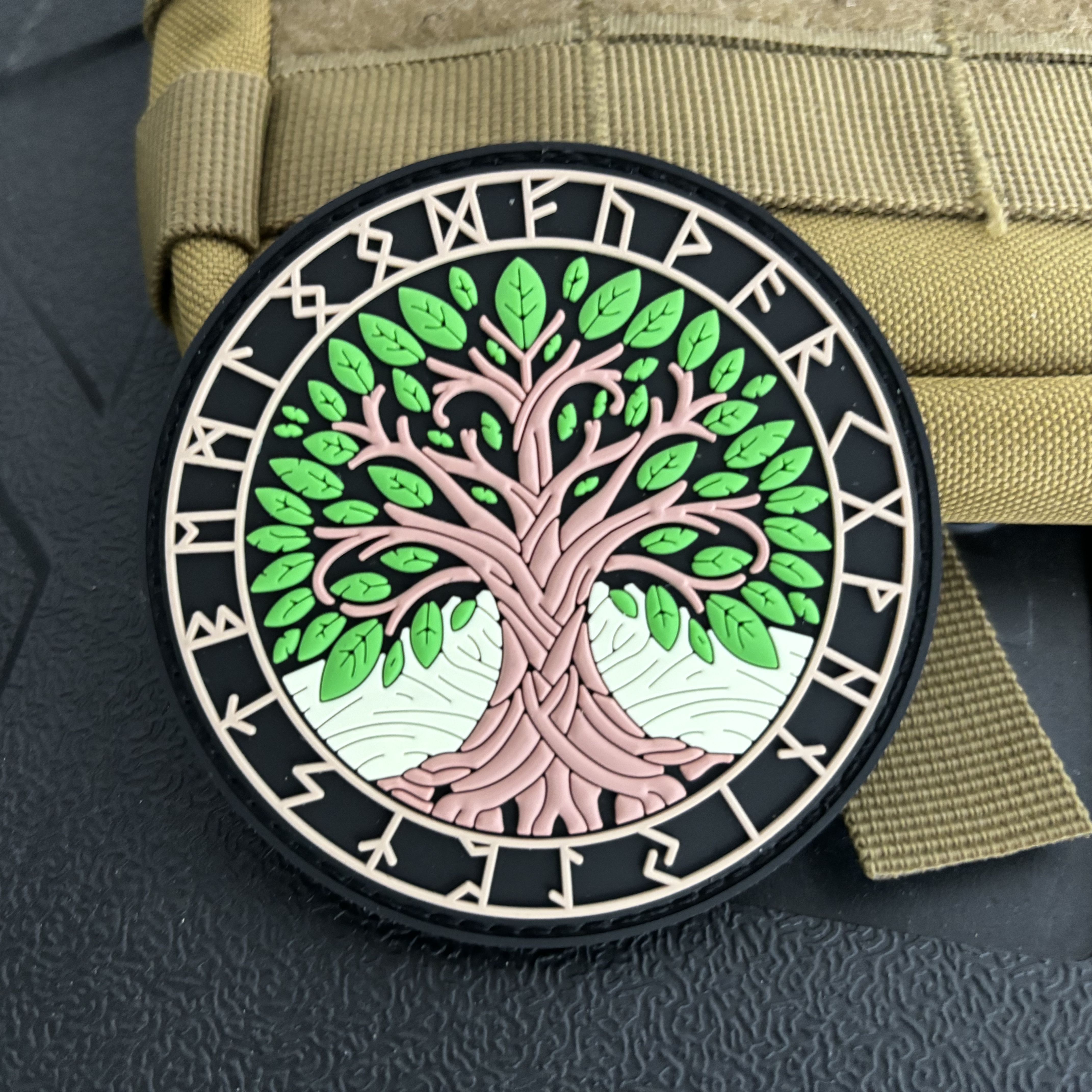 Urban Backpack Tactical - Yggdrasil Viking Totem PVC Patch Tree