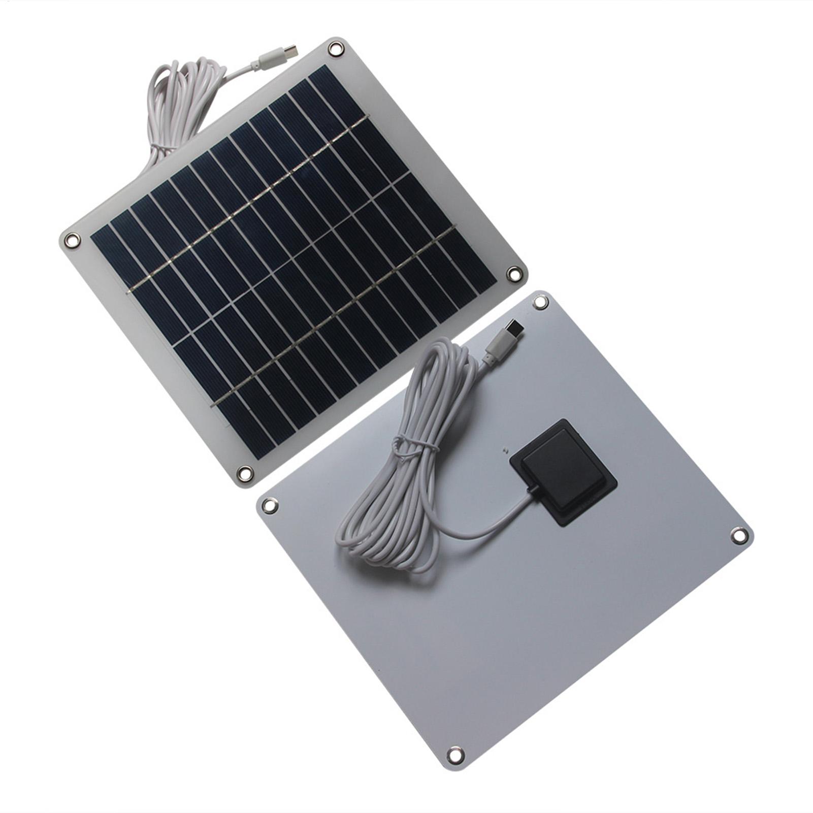 Hiking Backpack Waterproof - Camera Solar Panel 50W 12V Type-C