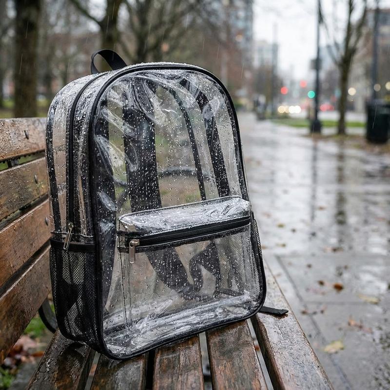 Transparent PVC Outdoor Sports - Canvas Backpack Casual 리뷰 및 가격