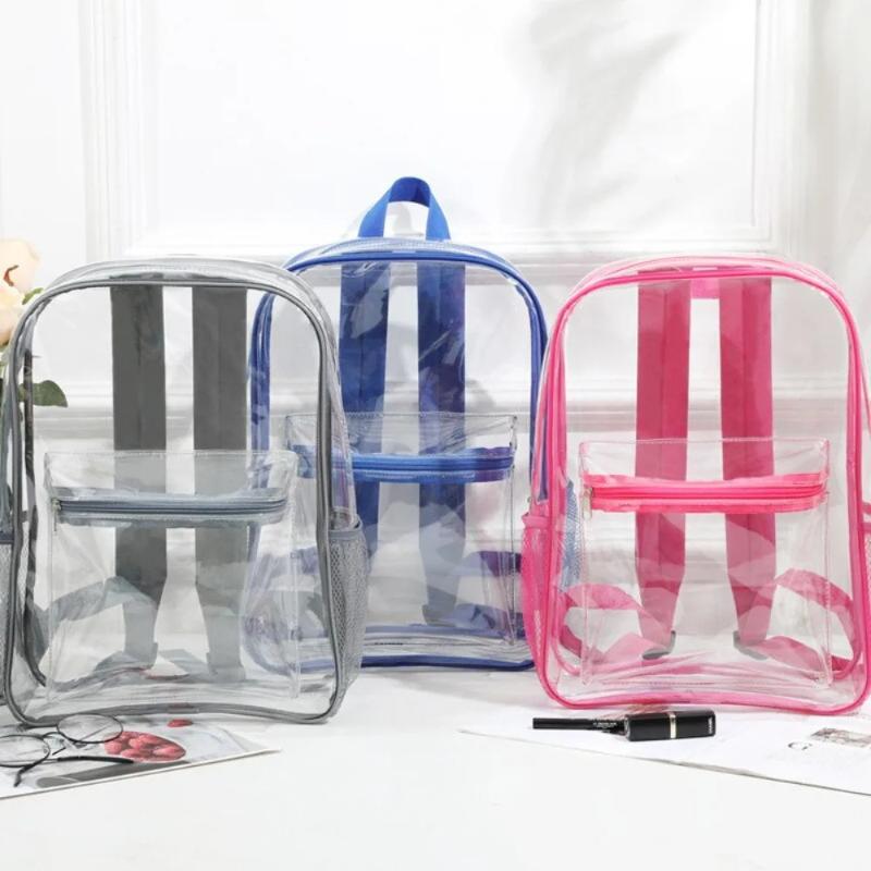 Transparent PVC Outdoor Sports - Canvas Backpack Casual 리뷰 및 가격