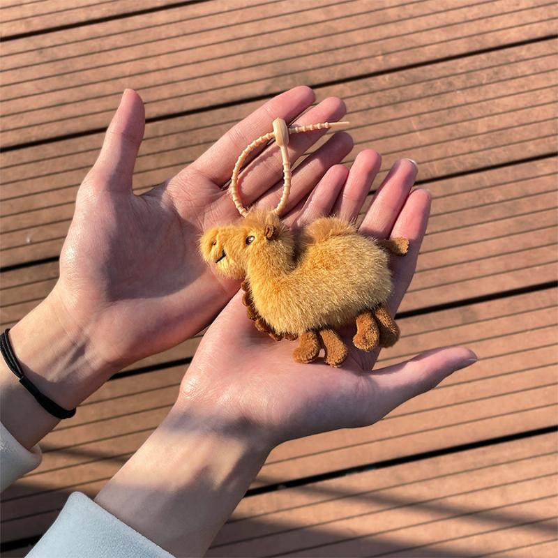1PCS Mini Camel Plush Keychain - Mini Backpack Purse 리뷰 및 가격