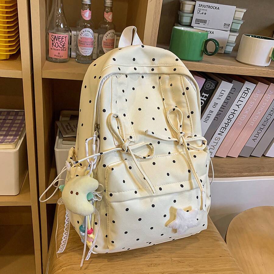 Cute Polka Dot Small Backpack  - Fashion Backpack Women 리뷰 및 가격