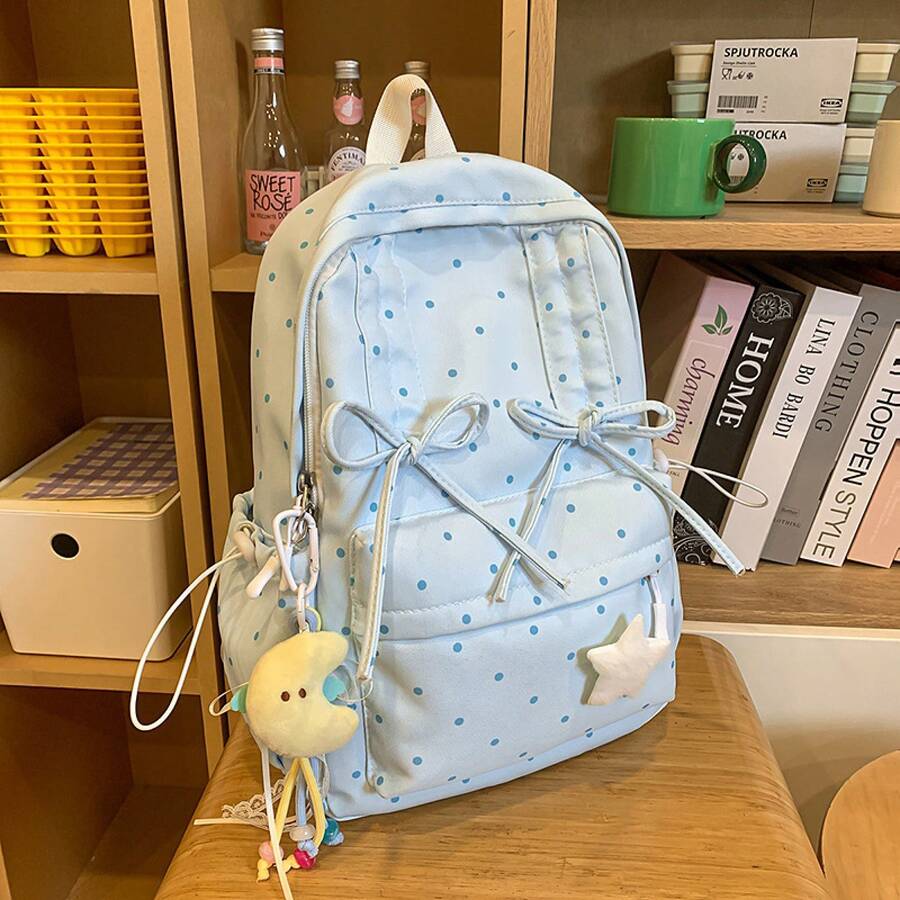 Cute Polka Dot Small Backpack  - Fashion Backpack Women 리뷰 및 가격