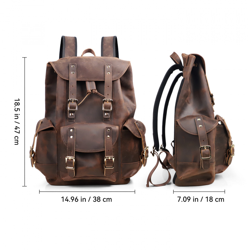 New Arrivals Leather Backpack  - Leather Backpack Vintage 리뷰 및 가격