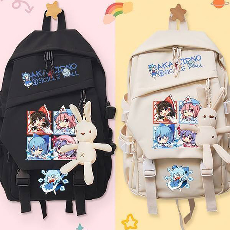 44×31×13cm Black Khaki,Touhou  - School Backpack Teen 리뷰 및 가격