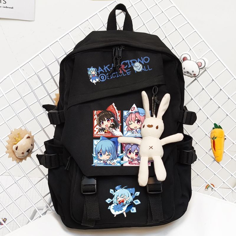 44×31×13cm Black Khaki,Touhou  - School Backpack Teen 리뷰 및 가격