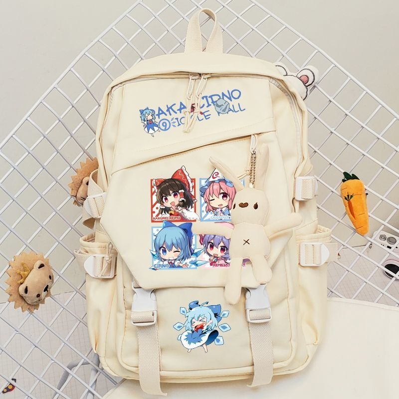 44×31×13cm Black Khaki,Touhou  - School Backpack Teen 리뷰 및 가격