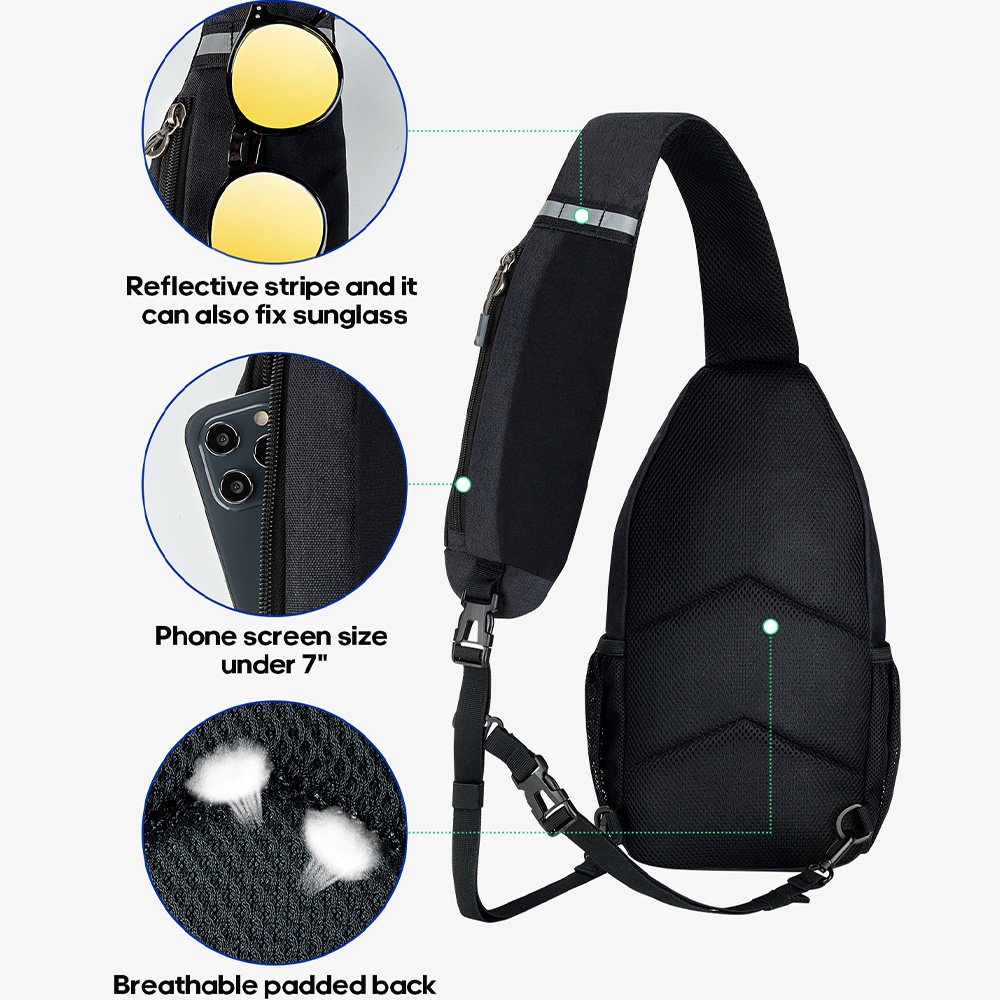 WATERFLY Crossbody Sling Bag C - Sling Backpack Shoulder 리뷰 및 가격