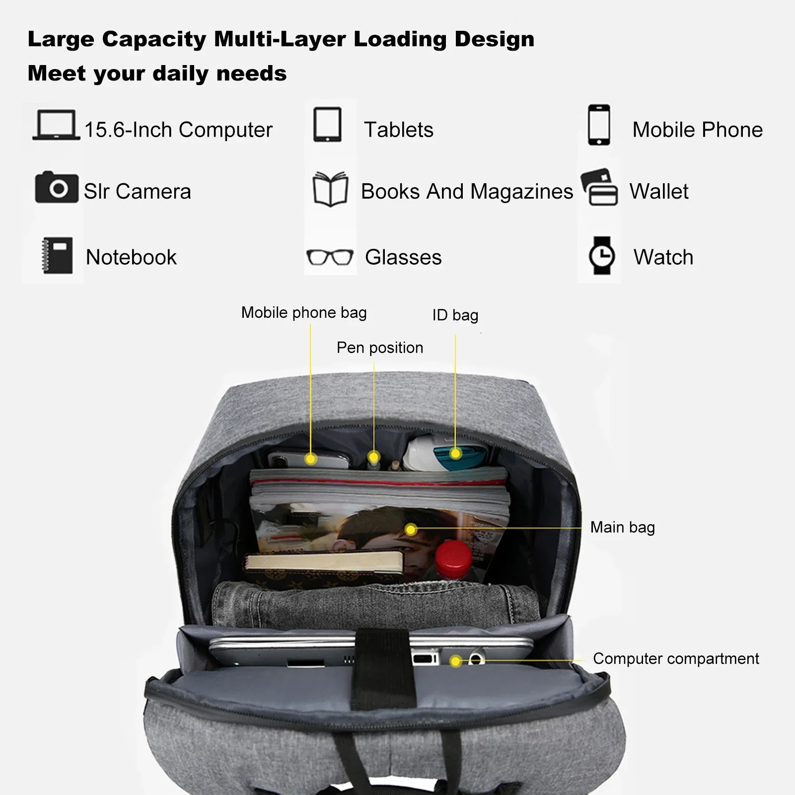 Laptop Backpack for 17 Inch La - Fashion Backpack Women 리뷰 및 가격