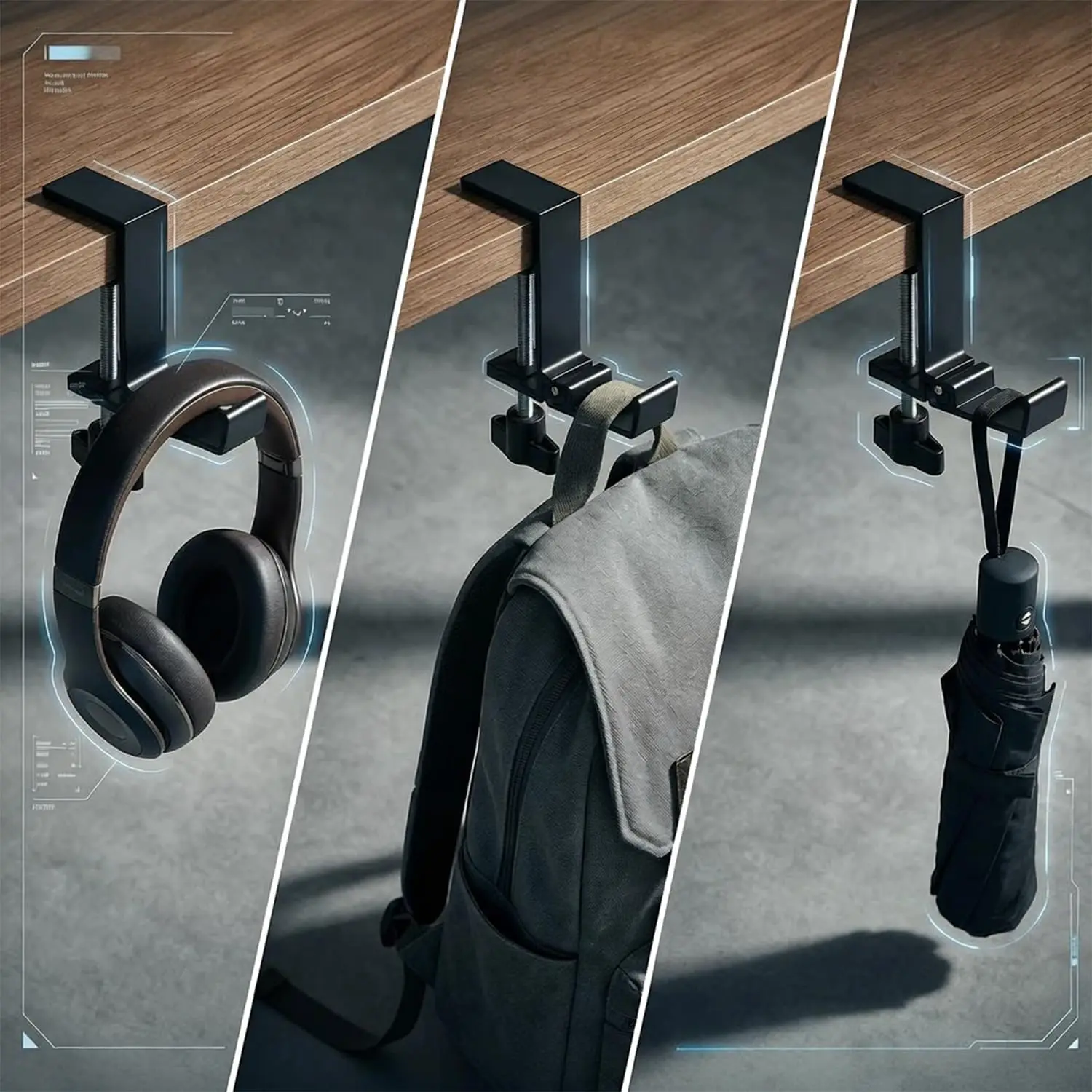 Adjustable Desk Edge Hook Gami - Backpack Insert Organizer 리뷰 및 가격