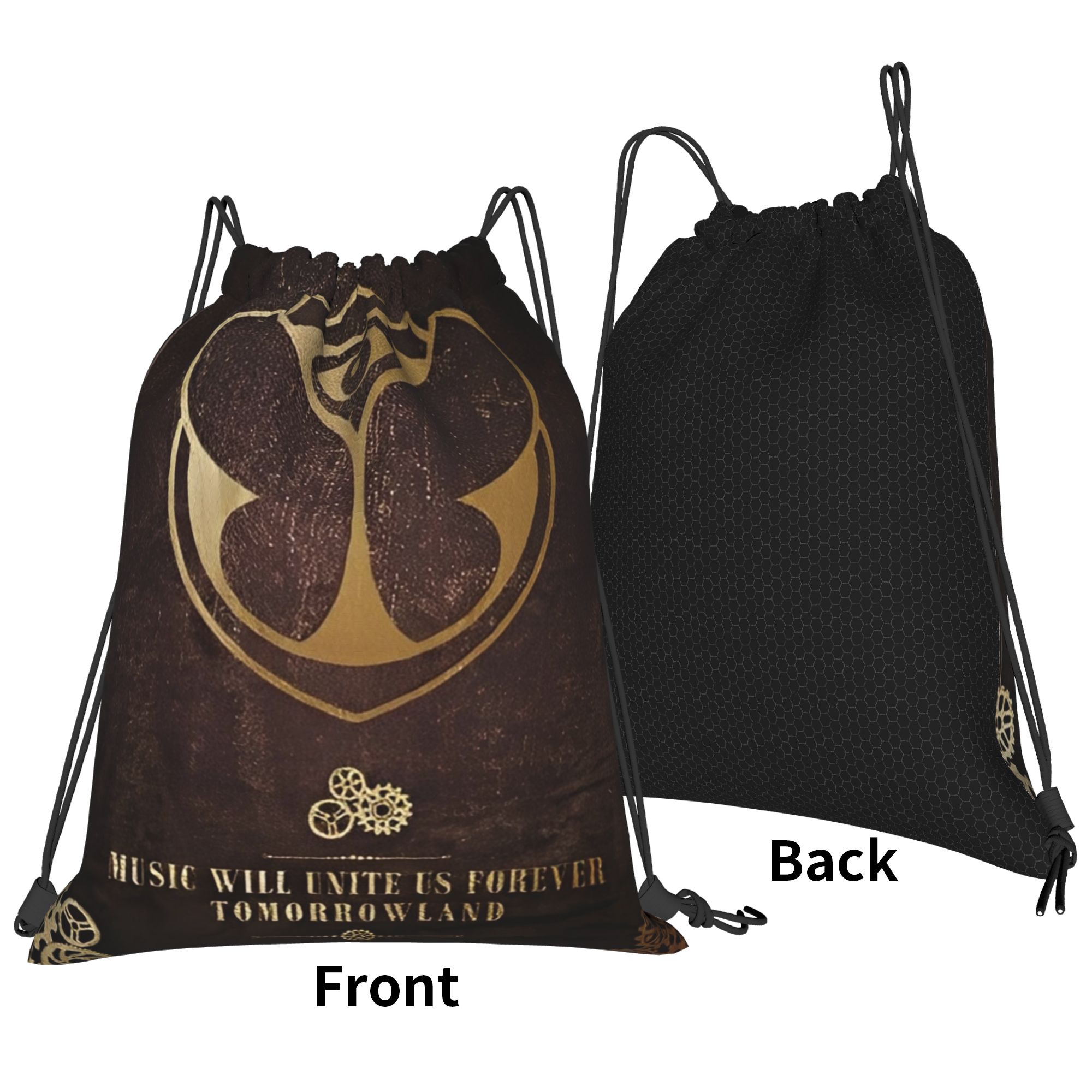Tomorrowlands  Drawstring Bags - Drawstring Gym Bag 리뷰 및 가격
