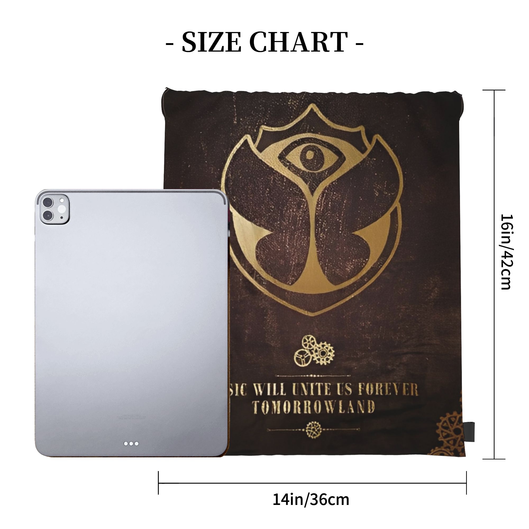 Tomorrowlands  Drawstring Bags - Drawstring Gym Bag 리뷰 및 가격