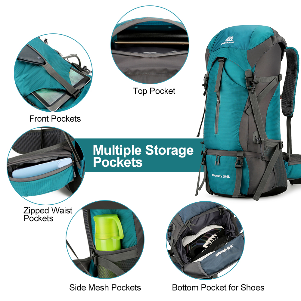 70L Travel Backpack Hiking Bac - Rain Cover Backpack 리뷰 및 가격