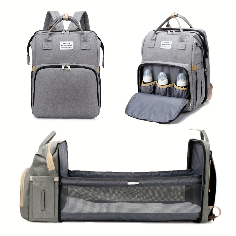 Fashionable Folding Baby Crib  - Backpack Diaper Bag 리뷰 및 가격