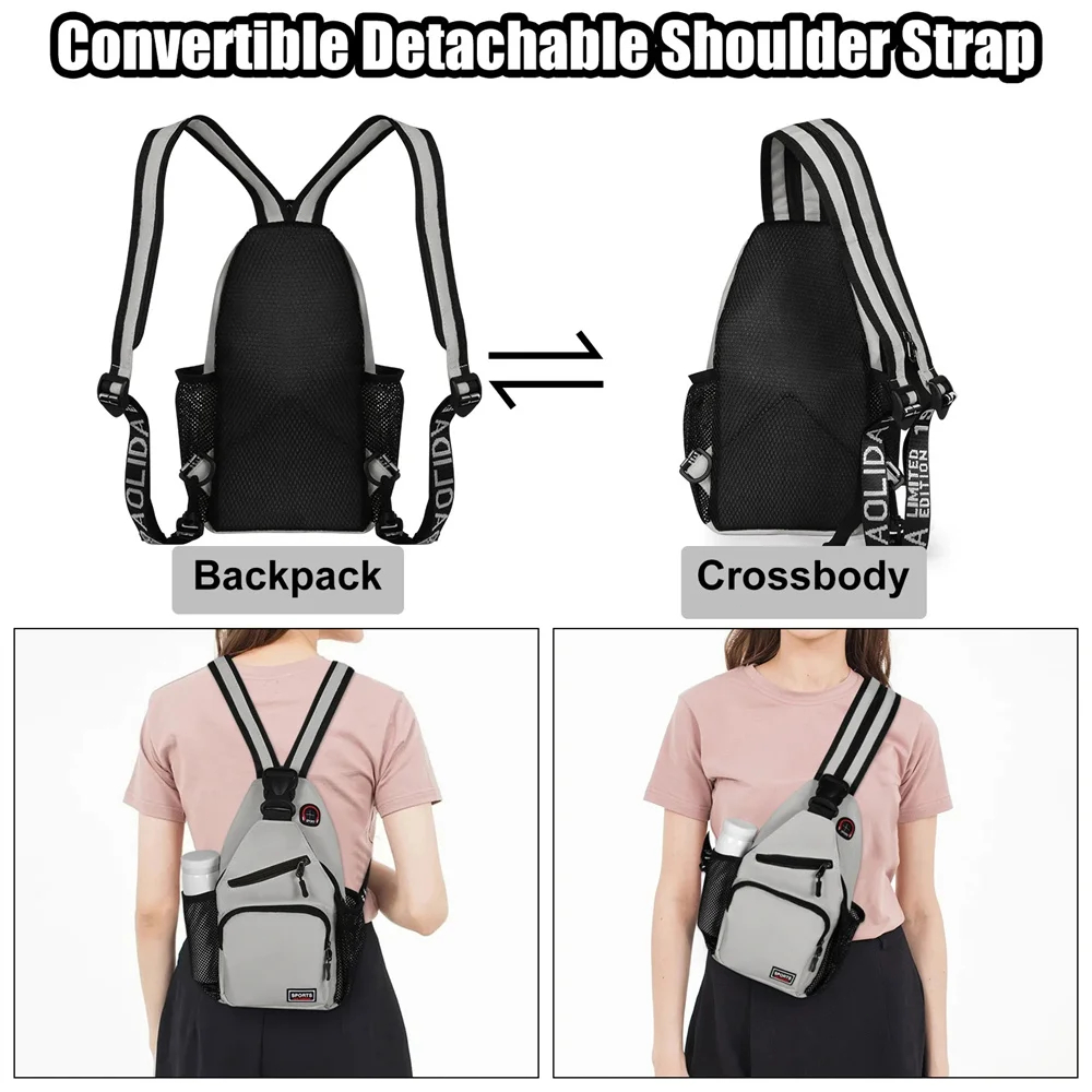 Multi-pocket Casual Chest Bag  - Sling Backpack Shoulder 리뷰 및 가격