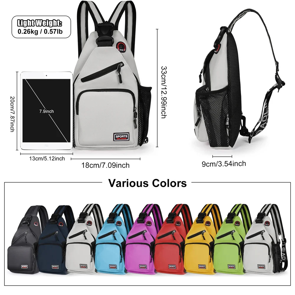 Multi-pocket Casual Chest Bag  - Sling Backpack Shoulder 리뷰 및 가격