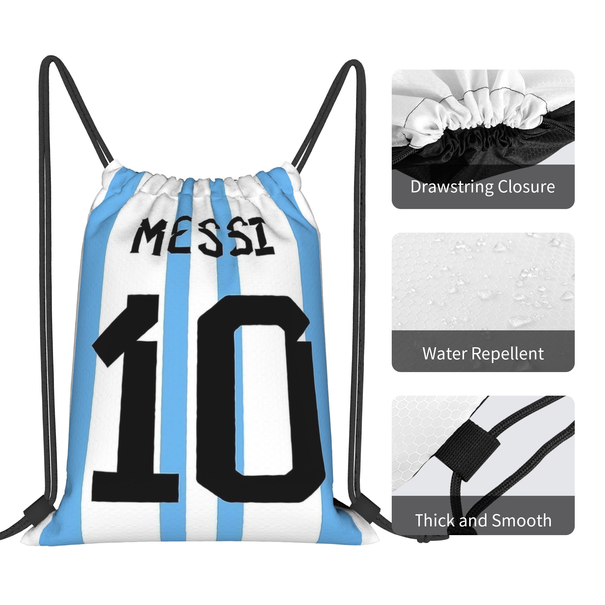 Messis 10 Soccer Football Draw - Drawstring Gym Bag 리뷰 및 가격