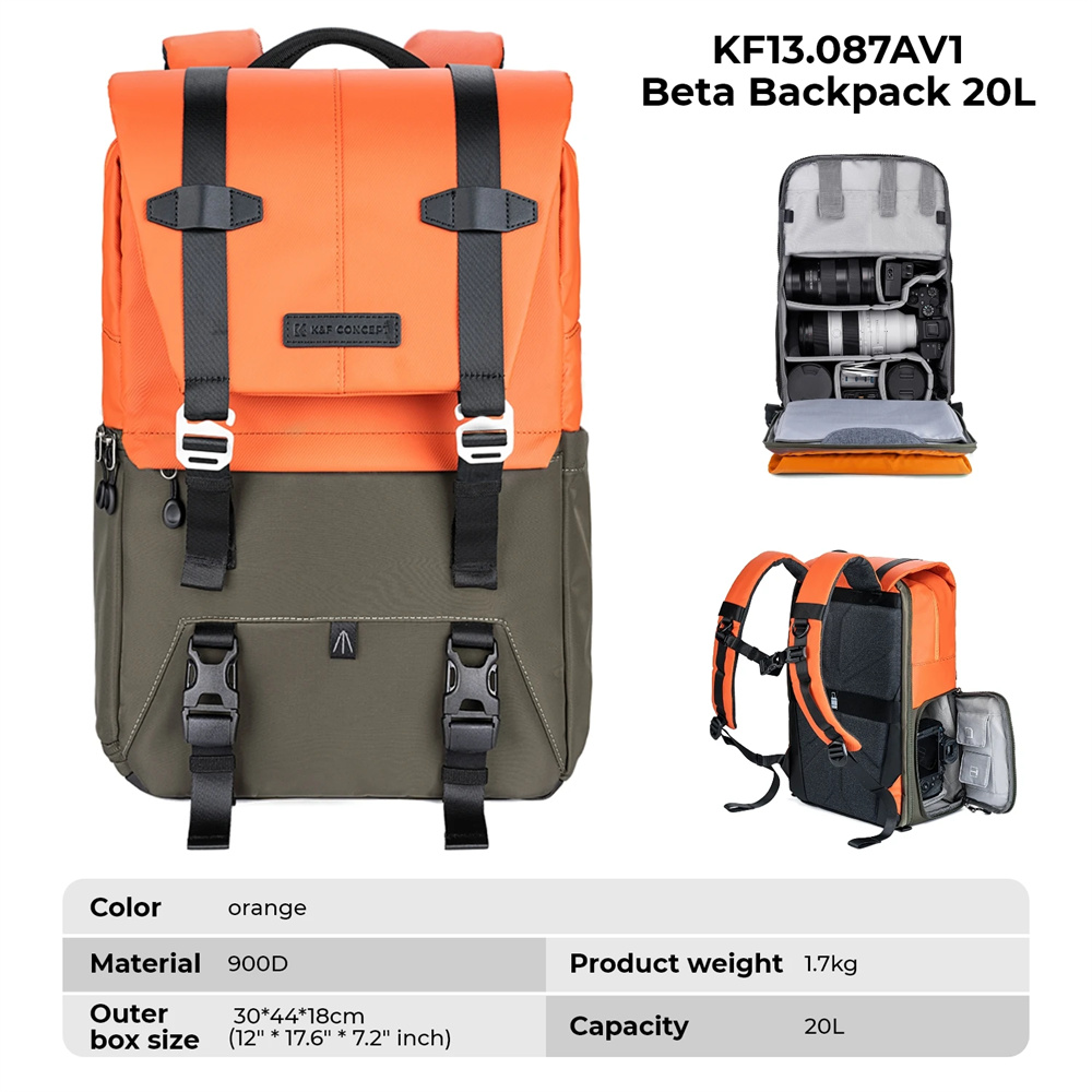 K&F CONCEPT Camera Backpack Tr - Laptop Backpack 15.6 리뷰 및 가격