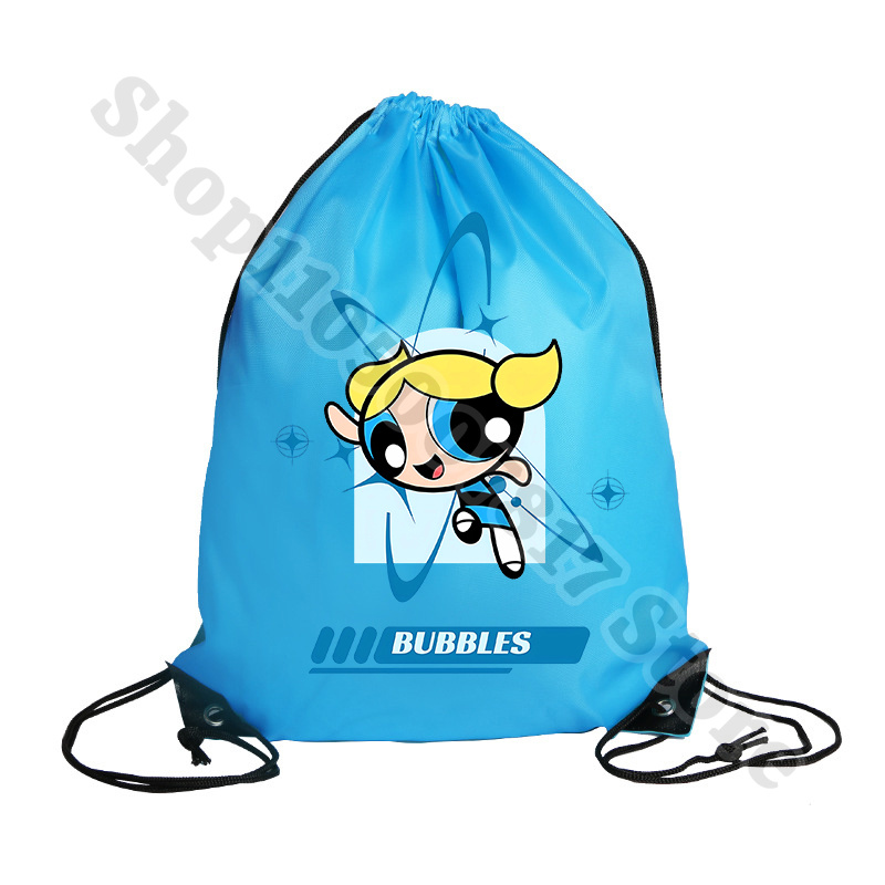 Kawaii The Powerpuffs Girls Ca - Drawstring Gym Bag 리뷰 및 가격