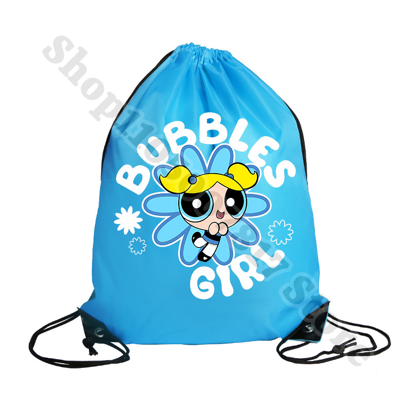 Kawaii The Powerpuffs Girls Ca - Drawstring Gym Bag 리뷰 및 가격