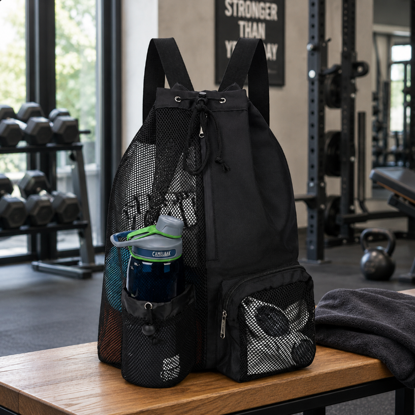 Drawstring Beach Storage Bag M - Drawstring Gym Bag 리뷰 및 가격