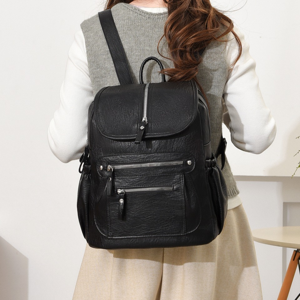 Ladies Bookbag Rucksack Women  - Leather Backpack Vintage 리뷰 및 가격