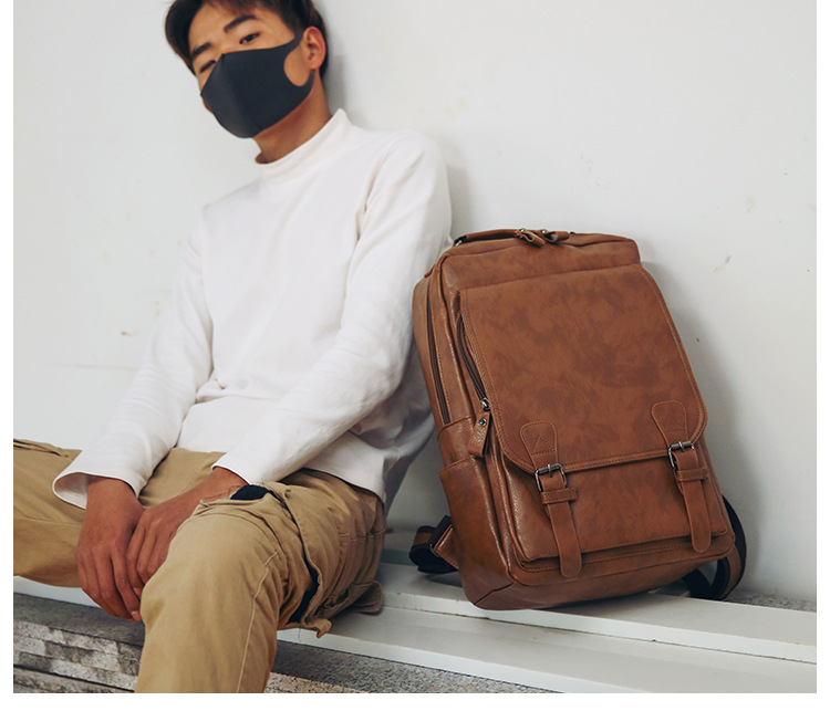 Custom Logo Pu Backpack For Me - Business Backpack Brief 리뷰 및 가격