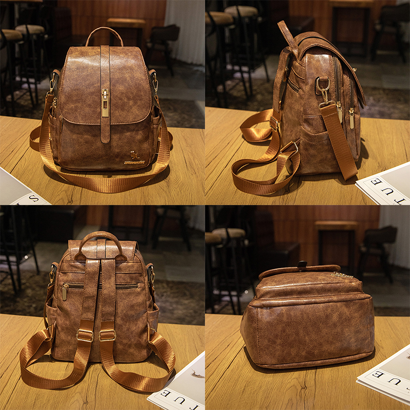College Women Backpacks Design - Leather Backpack Vintage 리뷰 및 가격