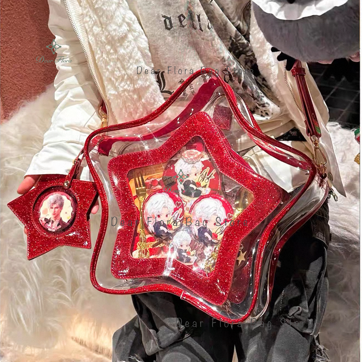 Y2K Cute Bling Star Ita Crossb - Mini Backpack Purse 리뷰 및 가격