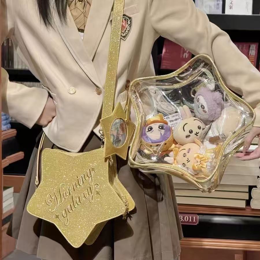 Y2K Cute Bling Star Ita Crossb - Mini Backpack Purse 리뷰 및 가격