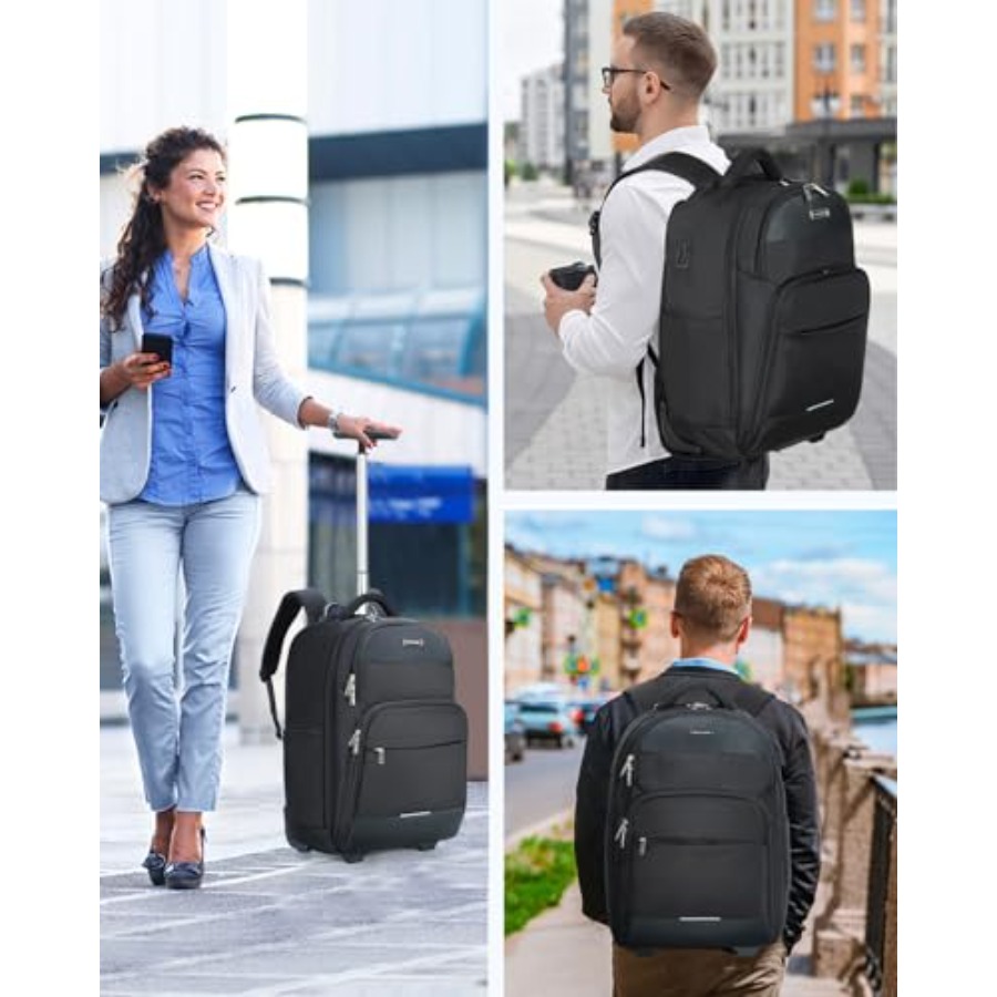 Rolling Backpack 30L Travel La - Laptop Backpack 15.6 리뷰 및 가격