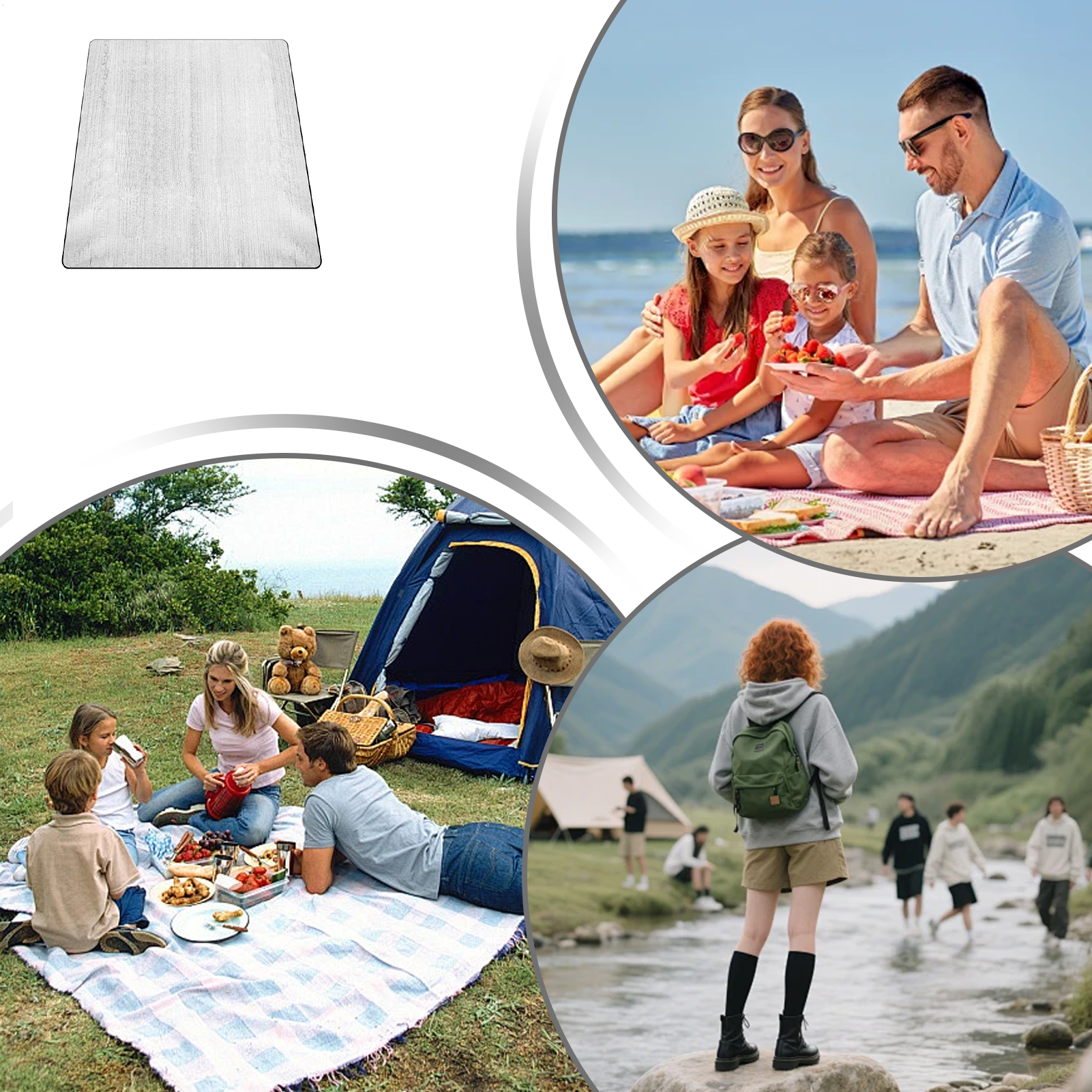 Sleeping Mat Camping 6.5x6.5ft - Hiking Backpack Waterproof 리뷰 및 가격