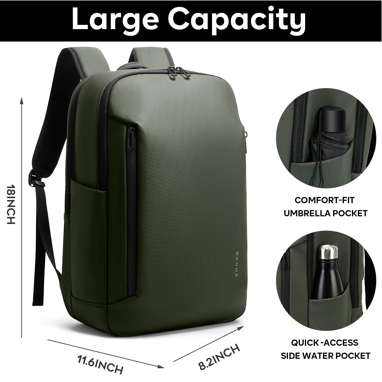 BANGE Fashion Simple Design Wo - Laptop Backpack 15.6 리뷰 및 가격