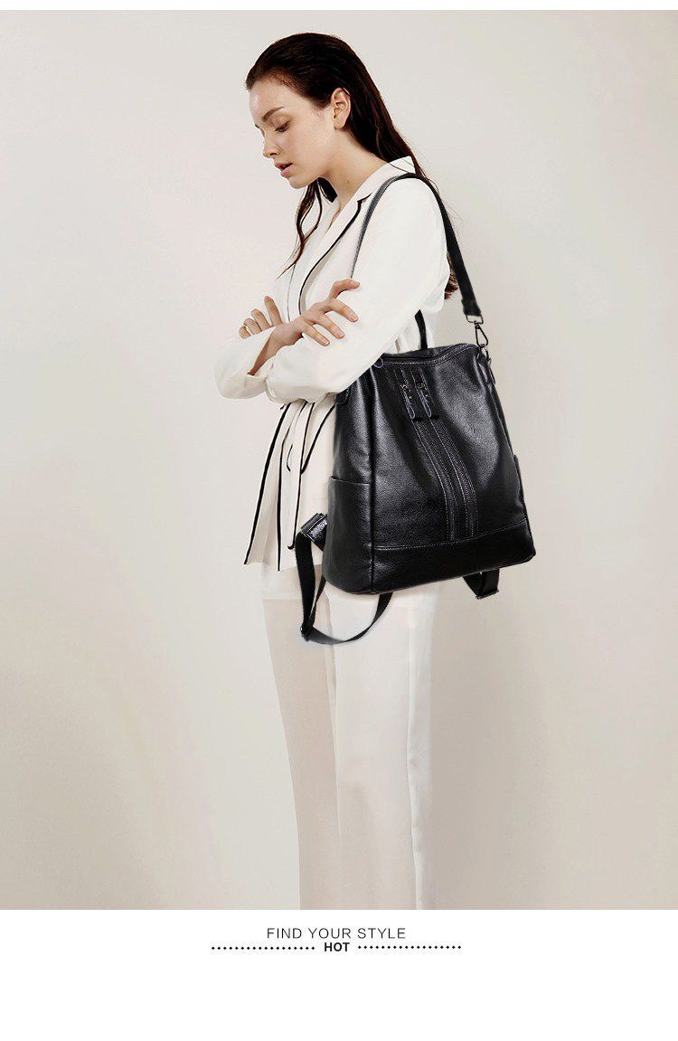 Women Soft Leather Backpack Sc - Canvas Backpack Casual 리뷰 및 가격