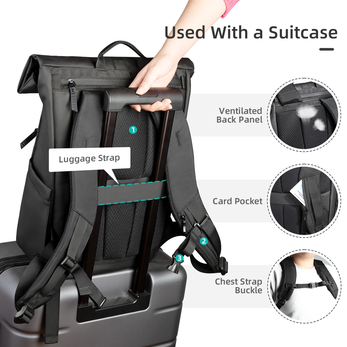 HK Multifunctional Travel Back - Laptop Backpack 15.6 리뷰 및 가격