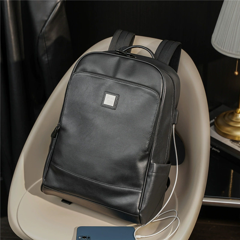 Man's PU Leather Backpack Exec - Leather Backpack Vintage 리뷰 및 가격