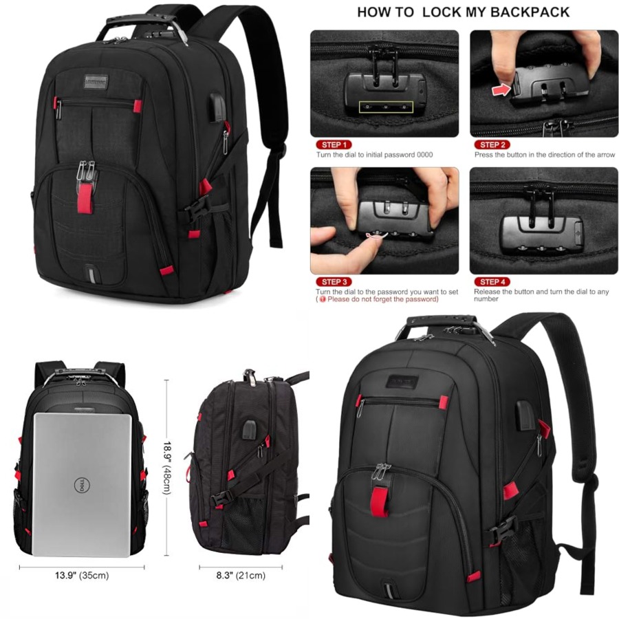 Laptop Backpack for Men Women, - Travel Backpack Anti Theft 리뷰 및 가격