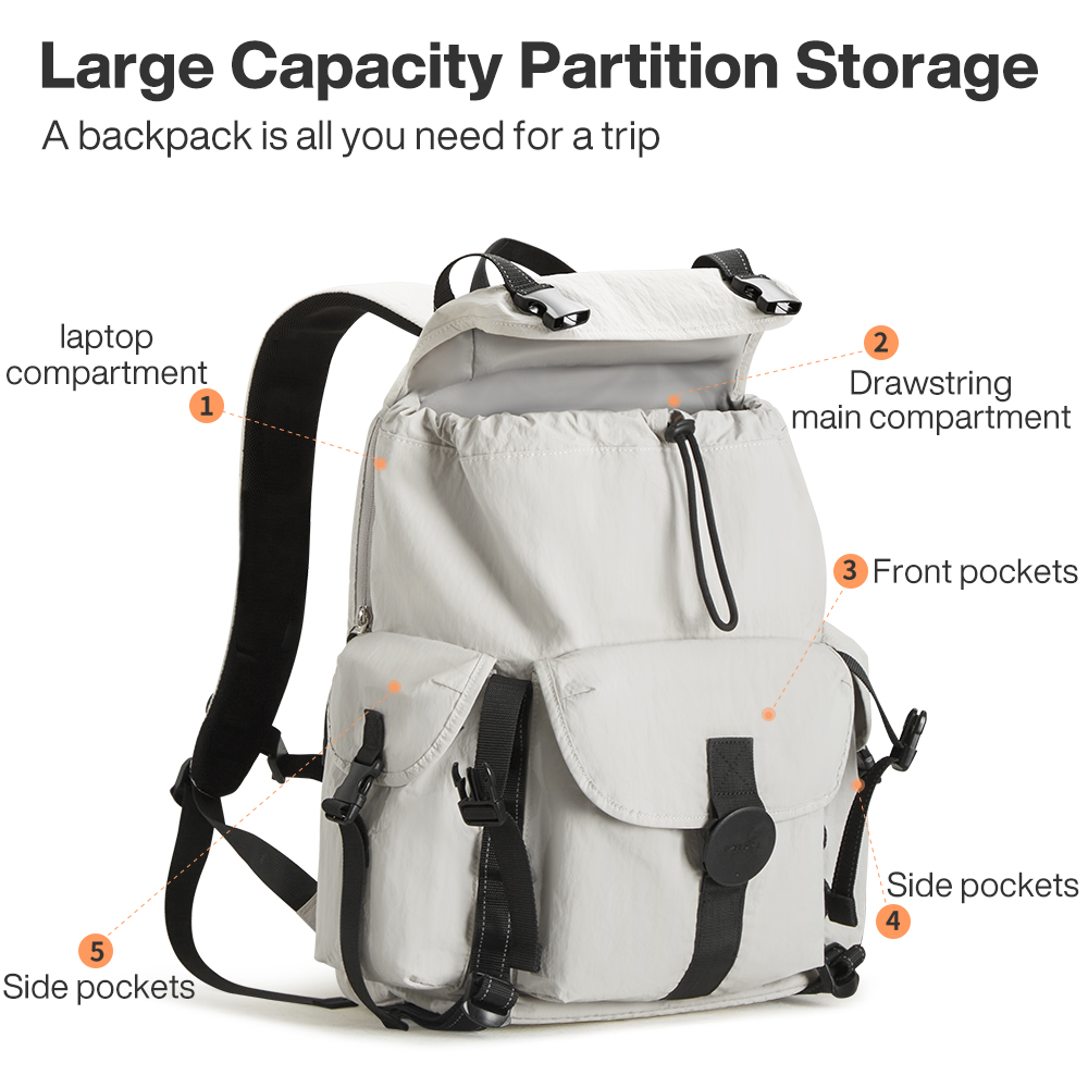 Mixi Travel Backpack 18 Inch C - Hiking Backpack Waterproof 리뷰 및 가격