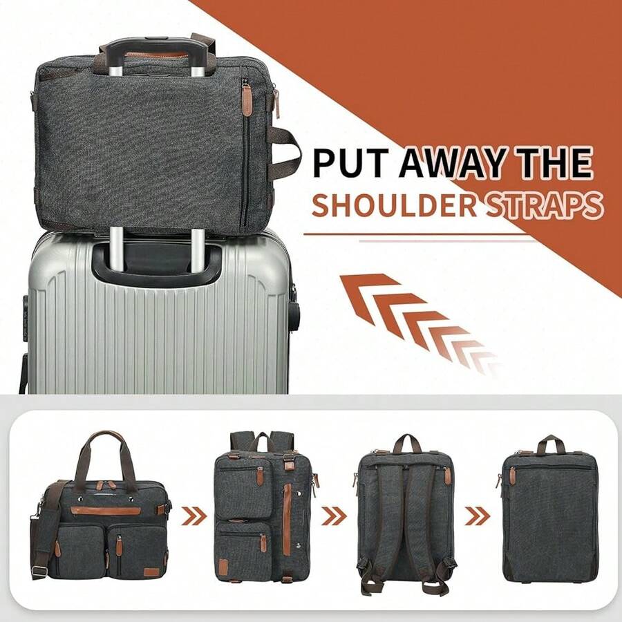 Canvas Laptop Backpack 3-In-1  - Canvas Backpack Casual 리뷰 및 가격