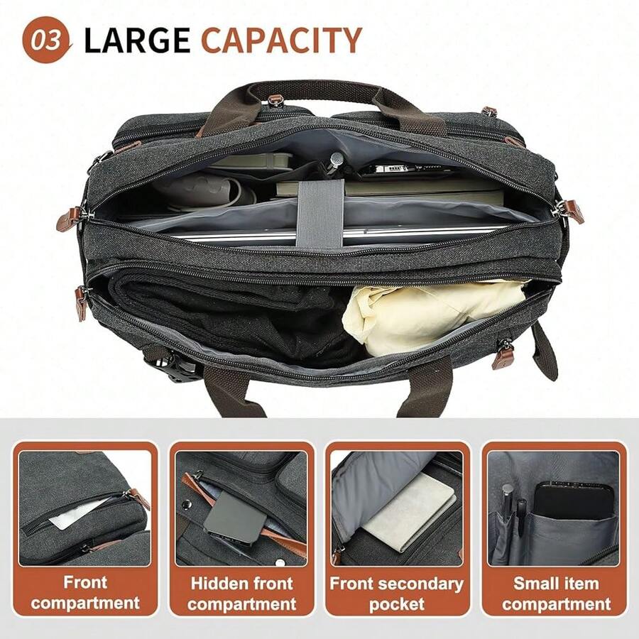 Canvas Laptop Backpack 3-In-1  - Canvas Backpack Casual 리뷰 및 가격