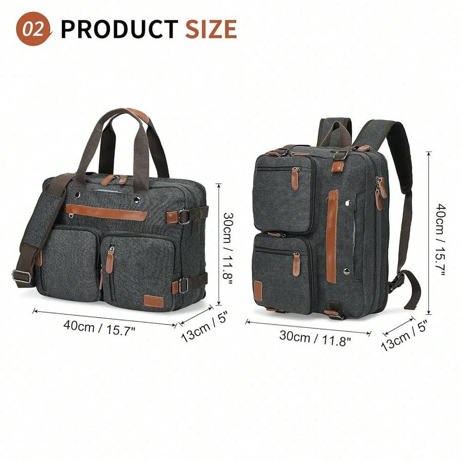 Canvas Laptop Backpack 3-In-1  - Canvas Backpack Casual 리뷰 및 가격
