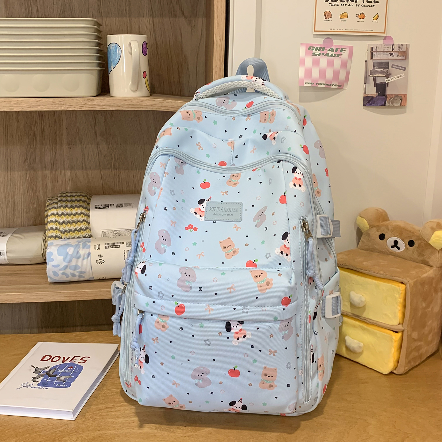 Cute Animal Print Backpack Wom - School Backpack Teen 리뷰 및 가격