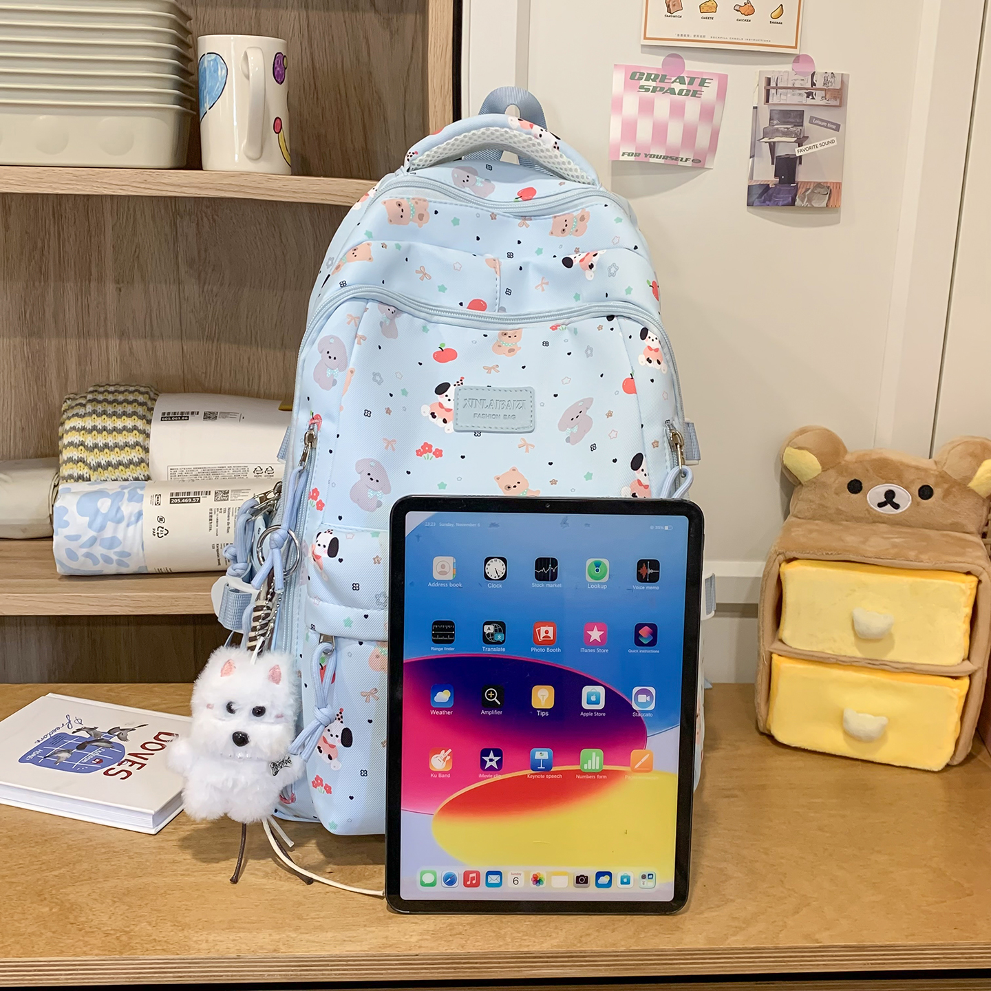 Cute Animal Print Backpack Wom - School Backpack Teen 리뷰 및 가격