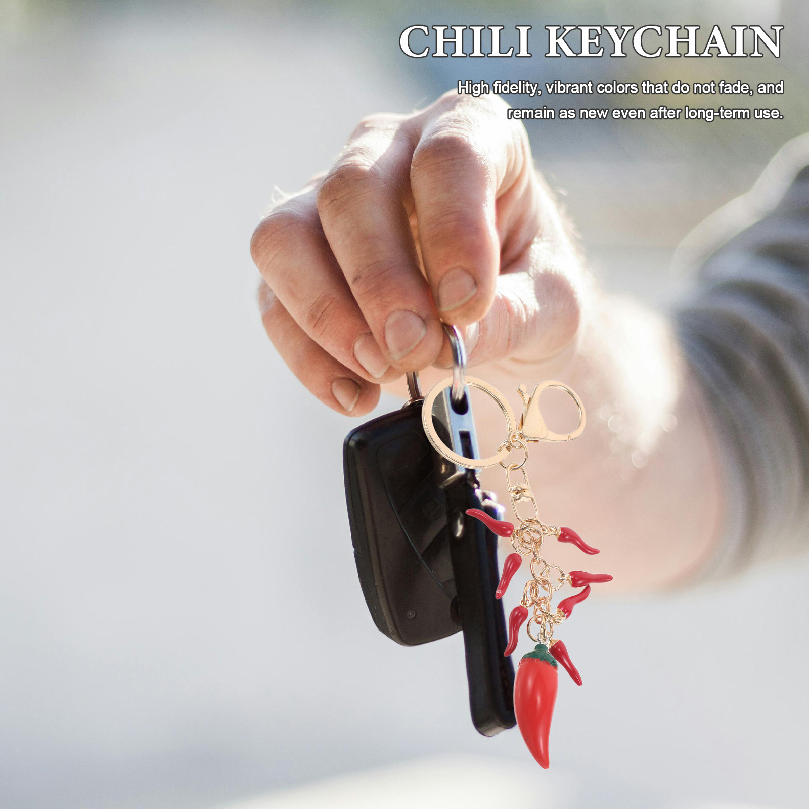 2Pcs Red Chili Pepper Keychain - Mini Backpack Purse 리뷰 및 가격