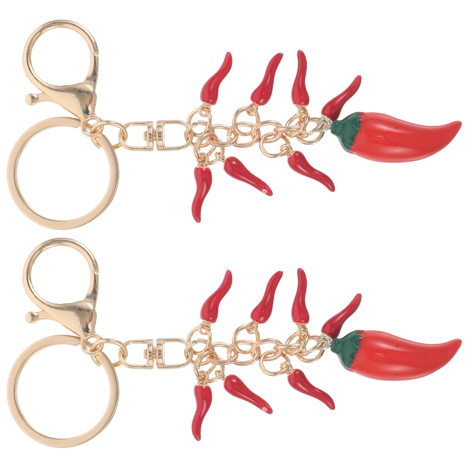 2Pcs Red Chili Pepper Keychain - Mini Backpack Purse 리뷰 및 가격