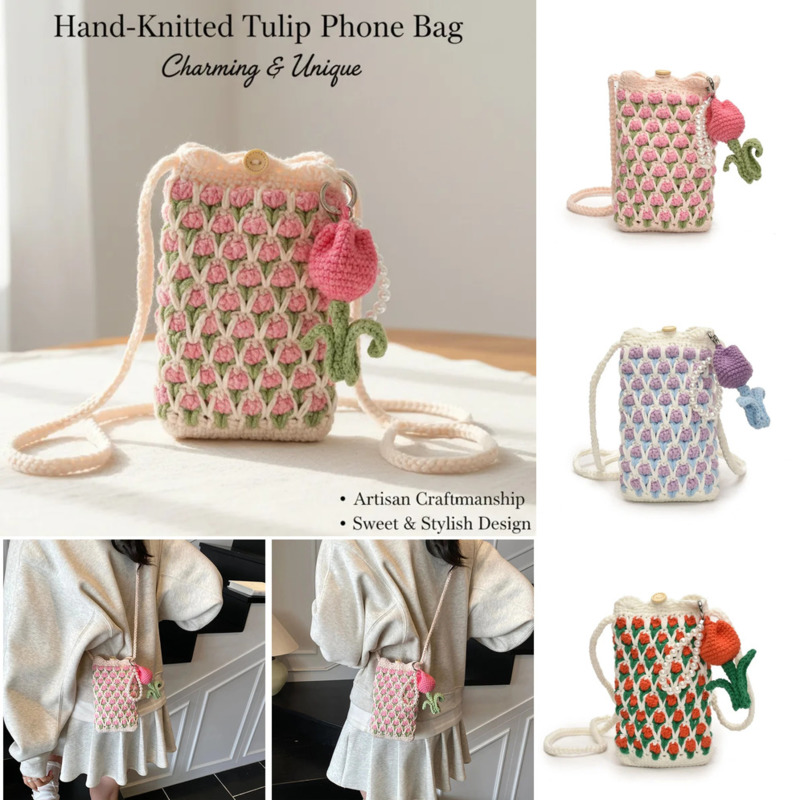 Handmade Backpacks Crochet Tul - Mini Backpack Purse 리뷰 및 가격