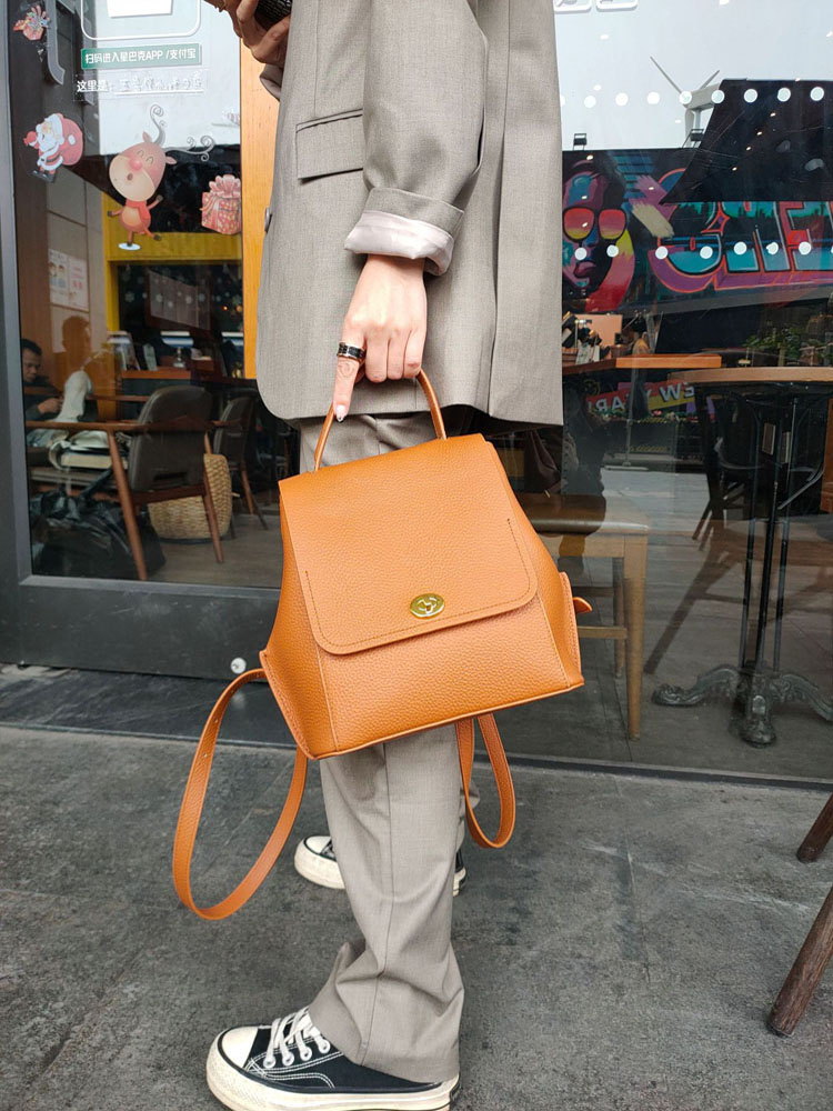 Genuine Leather Backpack Women - Leather Backpack Vintage 리뷰 및 가격