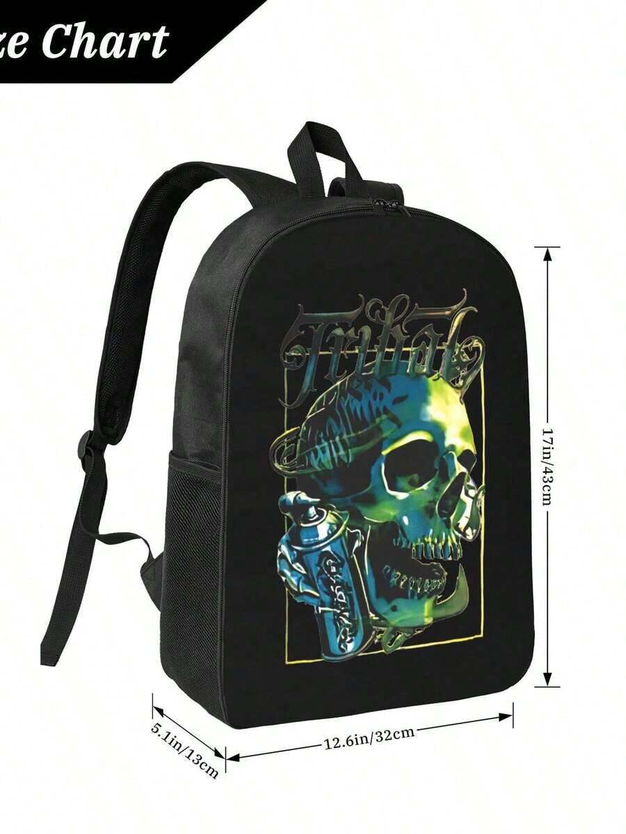 Graffiti Skull Waterproof Back - Travel Backpack Anti Theft 리뷰 및 가격