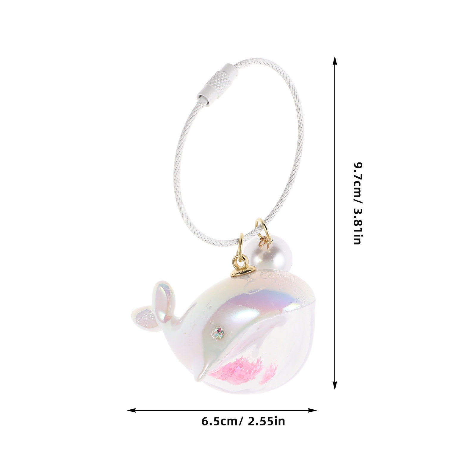 Adorable Whale Keychain Charm  - Mini Backpack Purse 리뷰 및 가격